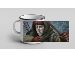 Кружка металлическая эмалированная The Long Dark, Лонг Дарк №3