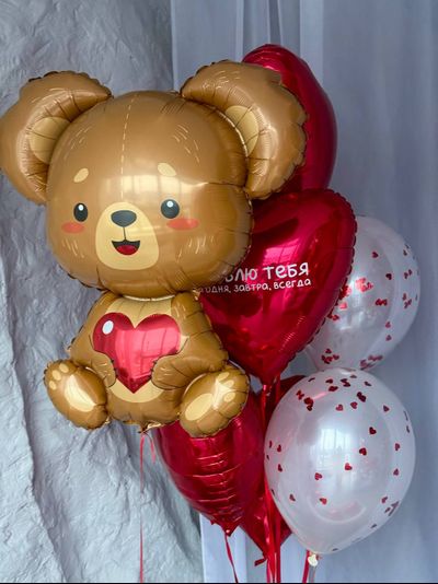 Набор шаров на 14 февраля: Песнь сердец (модификация 1)