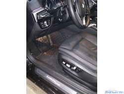 3D коврики в салон BMW 5 серия из экокожи