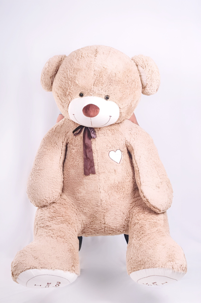 Гигантский плюшевый медведь 260 см кремовый Феликс