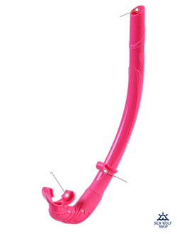 Трубка для дайвинга Sea Wolf силиконовая мягкая