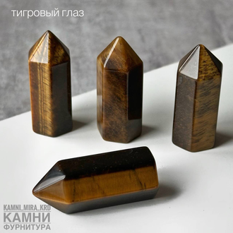 Столбик шестигранный 35х15х15 мм, вид камня в ассортименте, цена за штуку