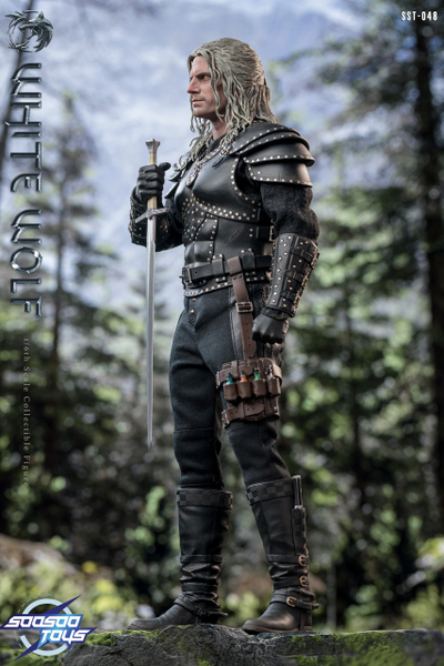 Ведьмак Геральт (Генри Кавилл, "The Witcher" Netflix) - КОЛЛЕКЦИОННАЯ ФИГУРКА 1/6 white wolf (SST048) - Soosoo toys