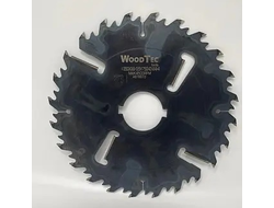 Пила дисковая Ø350 х 75  (2КН 14х7) х 3,8/2,5 Z = (24 + 24) + 4 WoodTec, от