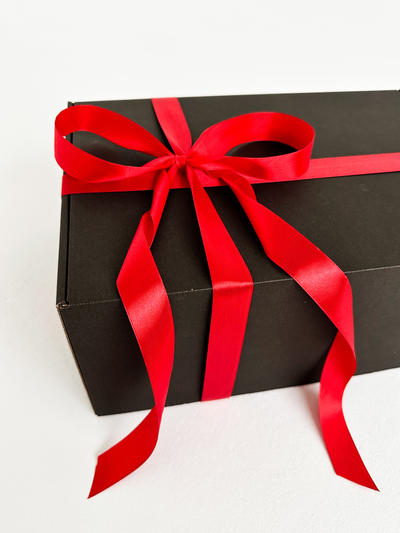 2 шт. - Подарочная коробка GILEV 37x26x12см с красной лентой и наполнителем