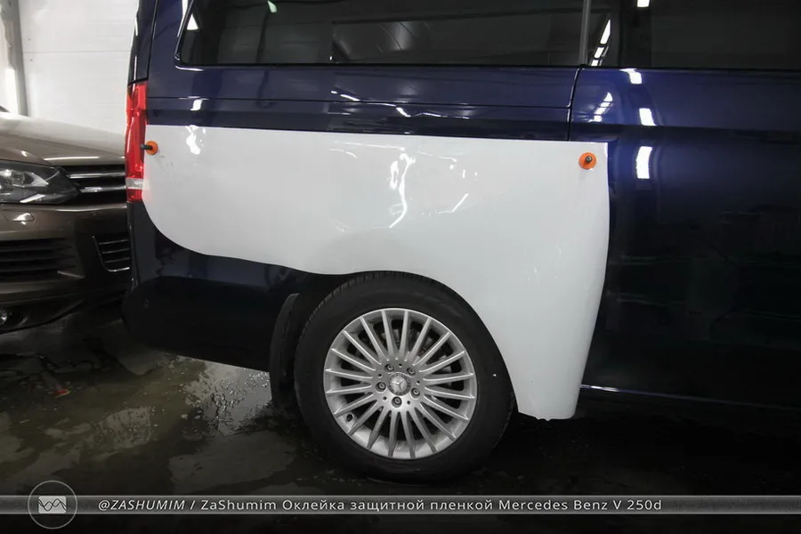 Оклейка защитной пленкой Mercedes Benz V-Class
