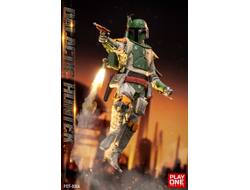 Боба Фетт (Звездные Войны, Star Wars: The Empire strikes back) - Коллекционная фигурка 1/12 SCALE Galactic Hunter (POT-0006) - Play One twelve
