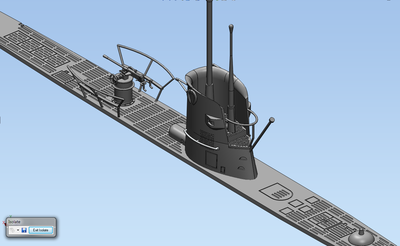 Сборная модель: (ICM S.009) Германская подводная лодка U-Boat Type IIB (1939)