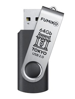 Флешка FUMIKO TOKYO 64GB Black USB 2.0