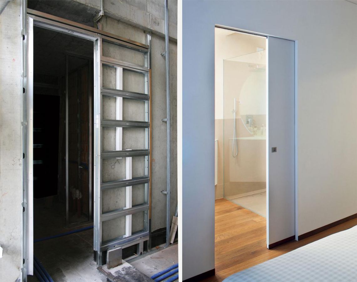 Скрытые двери: особенности конструкции и возможности декорирования