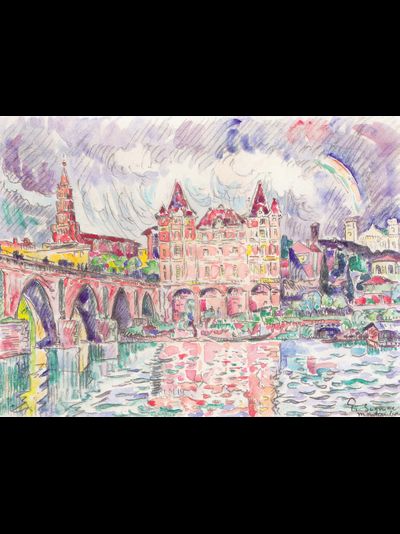 Купить греющую картину с фото волшебный город