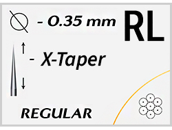 CNC - Round Liner X-Taper / 0.35