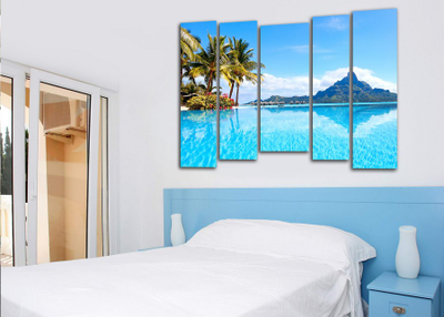 Модульная картина "Лазурный край"