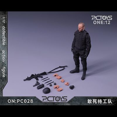 Ли Кристмас (Джейсон Стетхэм, "Неудержимые") - КОЛЛЕКЦИОННАЯ ФИГУРКА 1/12 (PC028) - PCTOYS