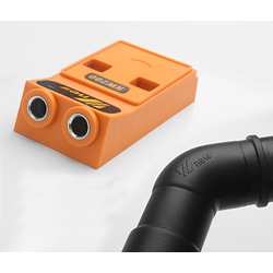 Кондуктор для соединения на "косой шуруп" с пылеудалением и струбциной