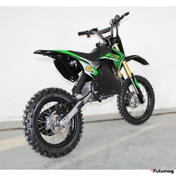 Электромотоцикл GreenCamel Питбайк DB500, 48V 1500W R14/R12 зеленый