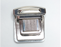 Замок-клапан для сумки 45х35 мм цвет никель
