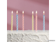 Свечи для торта незадуваемые "Спираль" 10 шт