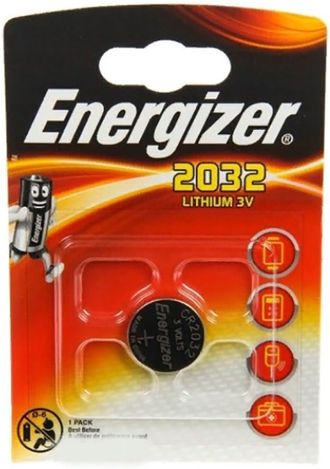 Батарейка CR2032 3B литиевая Energizer в бластере 1 шт.