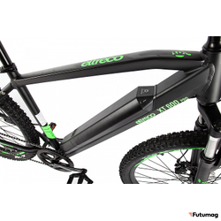 Электровелосипед Eltreco XT 600 Pro (Серо-зеленый)