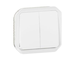 Переключатель 2-кл IP55 механизм, белый - Legrand 069625L - Plexo New