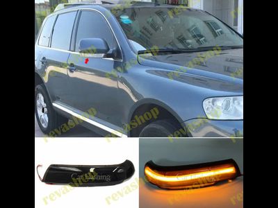 динамические поворотники VW Touareg 7L, поворотники с динамической индикацией Touareg 7L, светодиодн