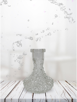 КОЛБА МИНИ КРИСТАЛЛ ПРОЗРАЧНАЯ (БЕЗ ШВА)