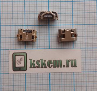 Разъем зарядки microusb №56 Micromax A107, Q385, Q301, X2820, D333, X249+, D340, X249, X2420, D320, Q391, D305, A35