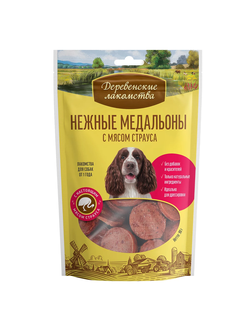 Деревенские лакомства, Нежные медальоны с мясом страуса