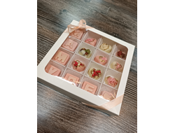 Шоколад Подарочный Набор "Мамуле" 16шт 18*18см