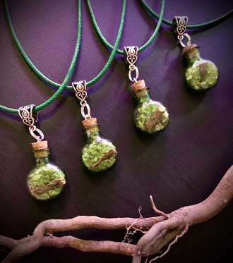 «Мандрагора и хризолит» кулон амулет