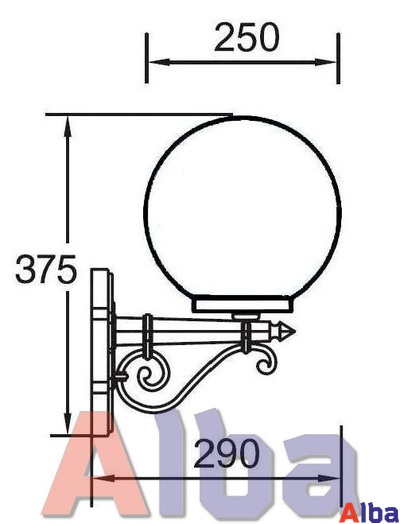 Globo 88201 S Парковый светильник