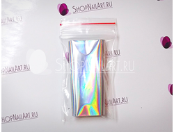 Фольга переводная "Серебро голография"