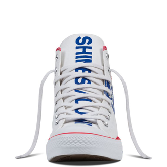 Star print converse hot sale