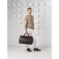 Кожаный саквояж Otranto brown (арт. 4006-04)