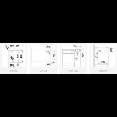 Мойка Blanco Andano 180-IF