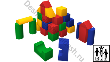 Мягкий конструктор «Царство»