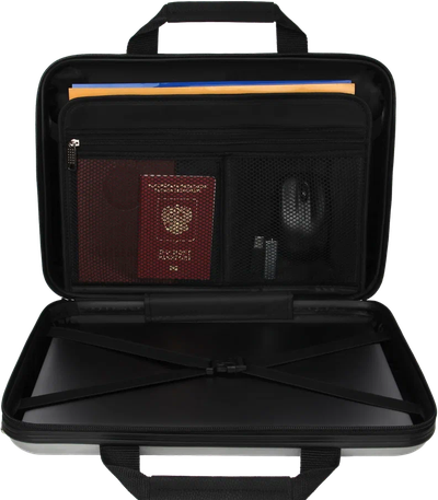 Пластиковый кейс для ноутбука 15.6 - 16 дюймов Optimum, серый