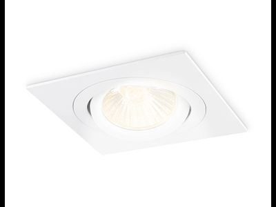 Встраиваемый светильник Ambrella MR16 GU5.3 max11W квадрат повор. бел. 92(80)x28 TECHNO SPOT TN102621 WH