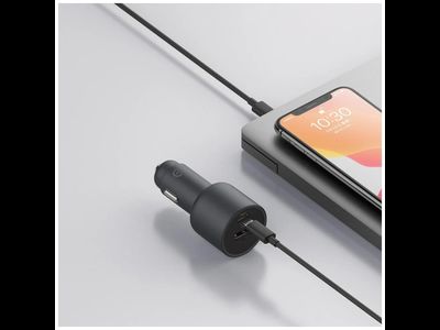 Автомобильное зарядное устройство Xiaomi Mi 100W Car Charger 1A1C CC07ZM