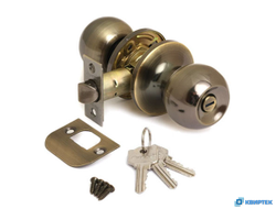 Ручка-защёлка дверная 6072-01 бронза купить в Челябинске | КВИРТЕК