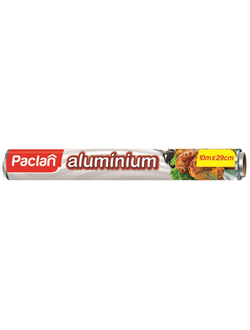 Фольга пищевая алюминевая (рулон 10м х 29см) PACLAN
