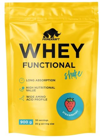 (Prime Kraft) Whey Functional Shake - (900 гр) - (шоколад)