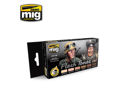 Ammo MIG: Набор акриловых красок: Телесные цвета