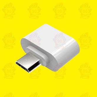 Адаптер переходник OTG USB-Micro USB 2.0 F-M для Android (White)