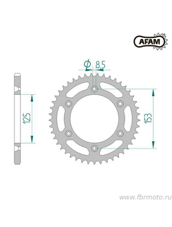 10212-47 Звездочка цепи AFAM 10212-47 (JTR210.47)