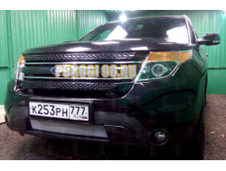 Защита радиатора Ford Explorer 2010-2015 chrome