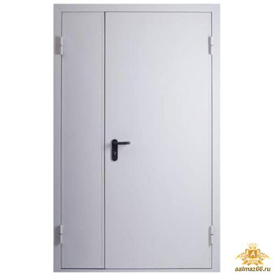 Противопожарные двери двухстворчатые глухие EI-60 2050-1150