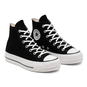 CONVERSE ALL STAR НА ВЫСОКОЙ ПОДОШВЕ ЧЕРНО-БЕЛЫЕ