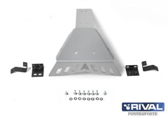 Комплект накладка бампера и защита днища Rival 444.7729.1 для RM Vector 551i 2018- (Алюминий) (700*500*230)